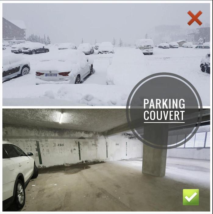 Pieds Des Pistes - Parking Couvert - Plein Sud Alpe d'Huez Exterior photo